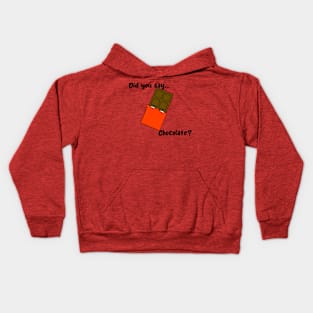 Did you say chocolate? Kids Hoodie